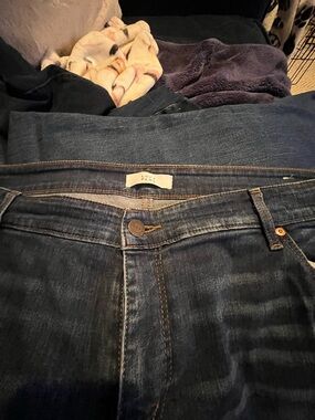 LOFT Dark Blue Ankle Jeans Capri